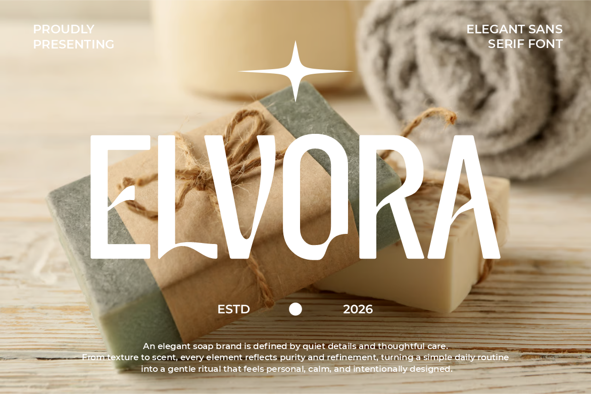Elvora Modern Elegant Sans Font