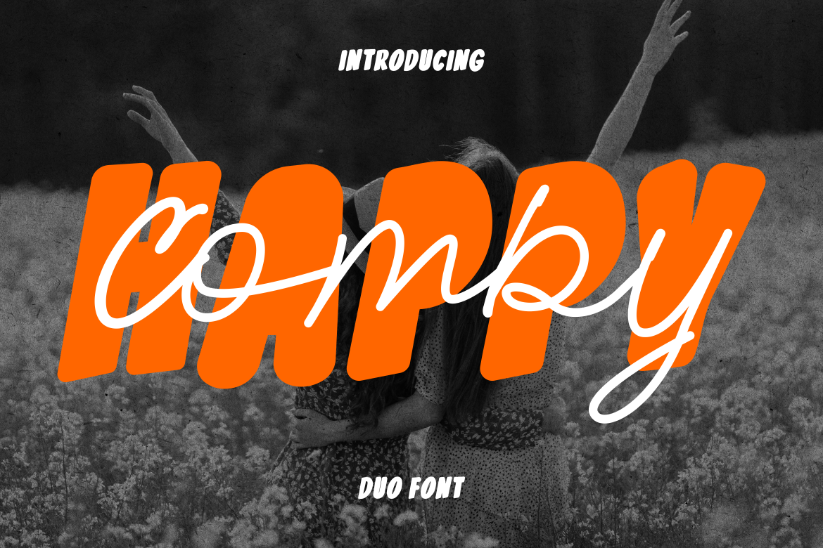Happy Comby Duo Font