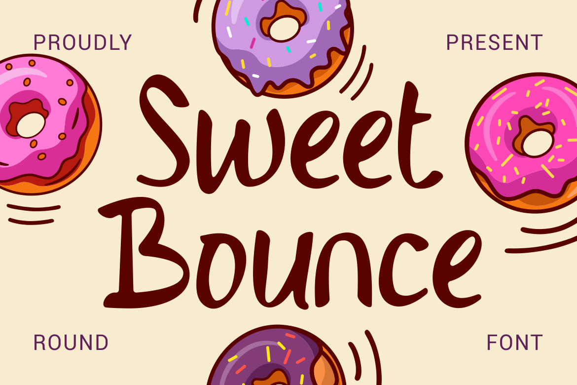 Sweet Bounce Round Font