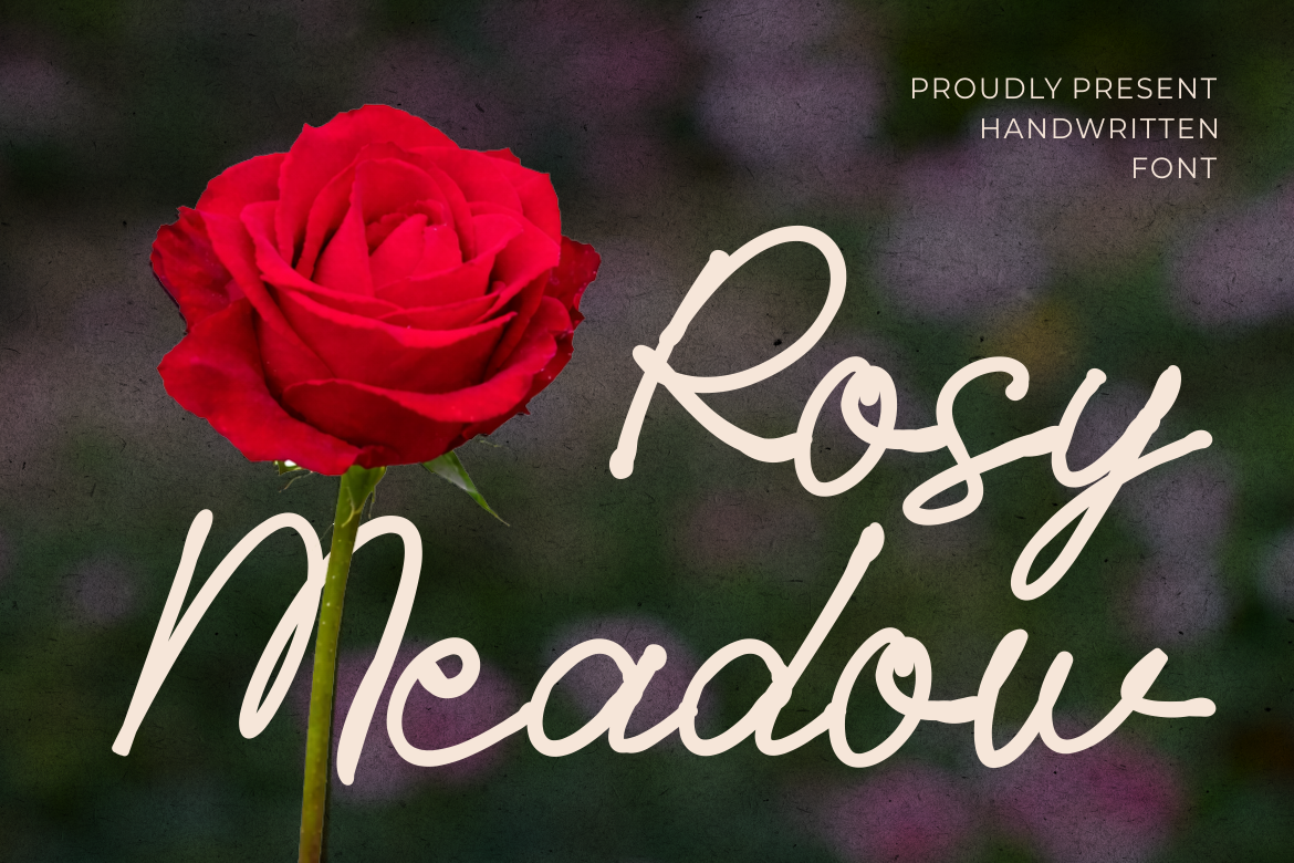 Rosy Meadow Handwritten Font