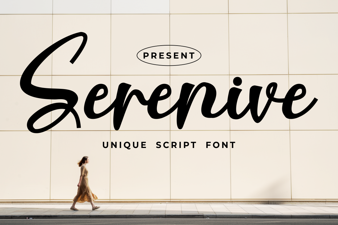 Serenive Script Font