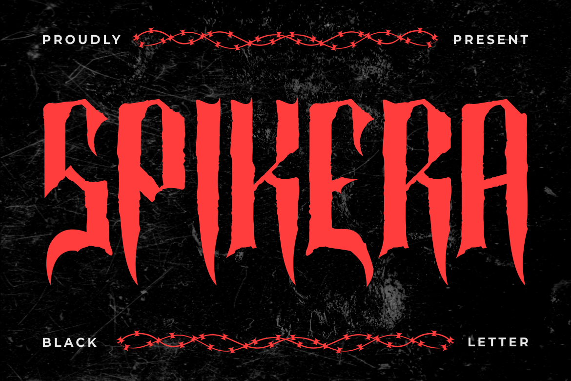 Spikera Black Letter Font