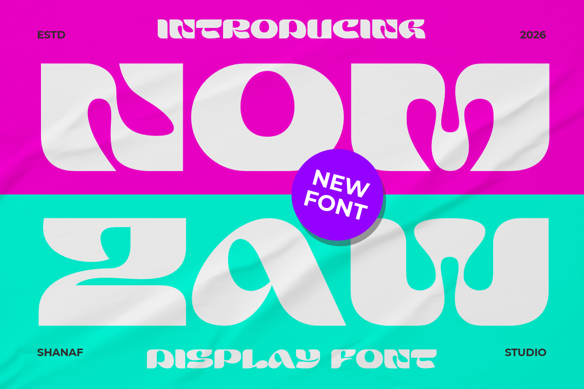 Nomza Modern Bold Display Font