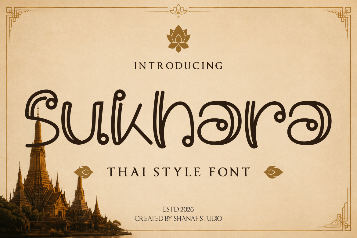 Sukhara Thai Style Font