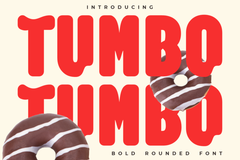 Tumbo Bold Rounded Font