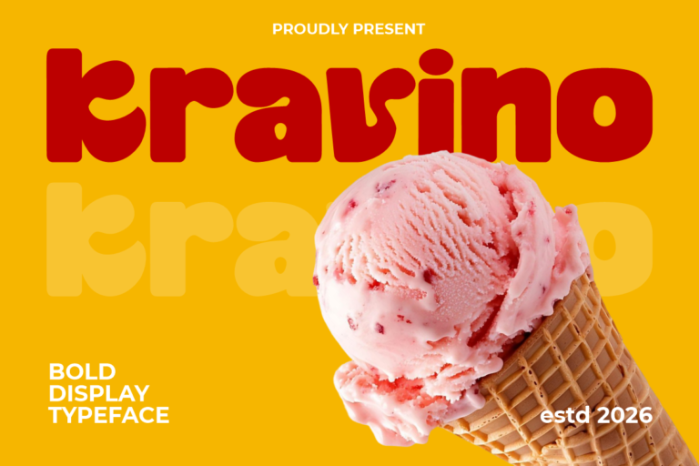 Kravino Bold Display Font