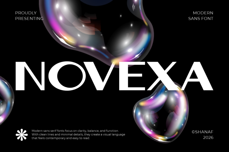 Novexa Modern Sans Font