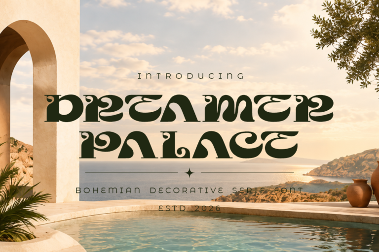 Dreamer Palace Bohemian Decorative Serif Font