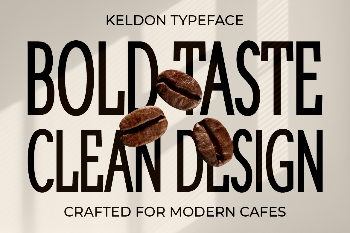 Keldon Minimal Condensed Headline Font font preview — brand preview