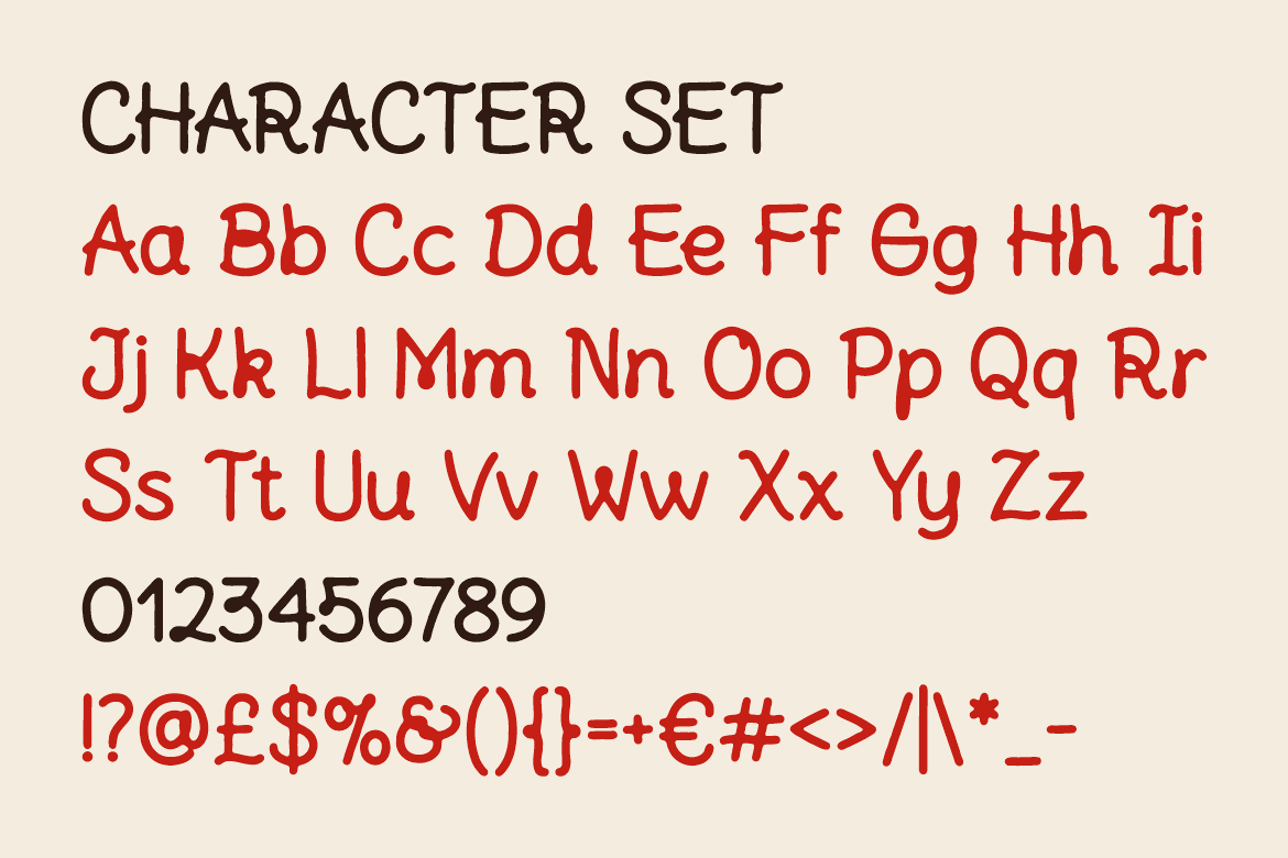 Noodle Kitchen Playful Food Display Font font preview — display preview