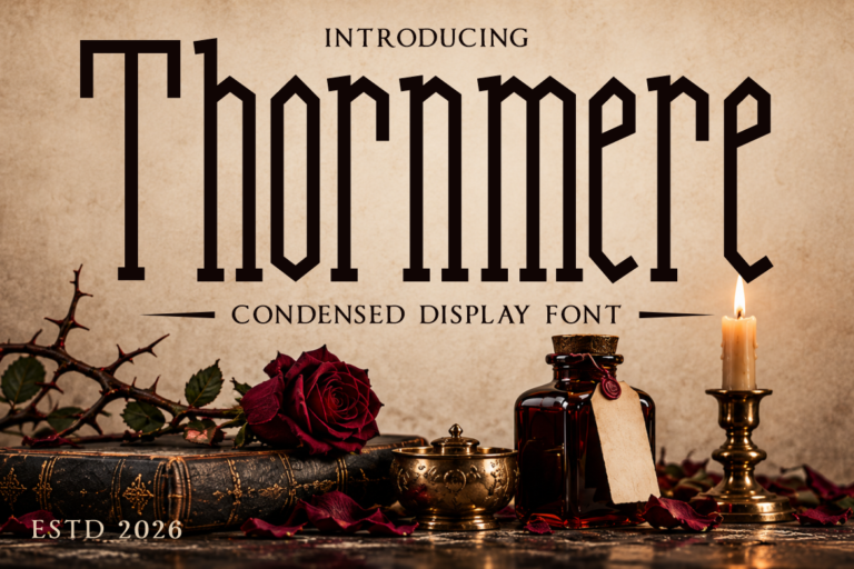 Thornmere Condensed Display Font
